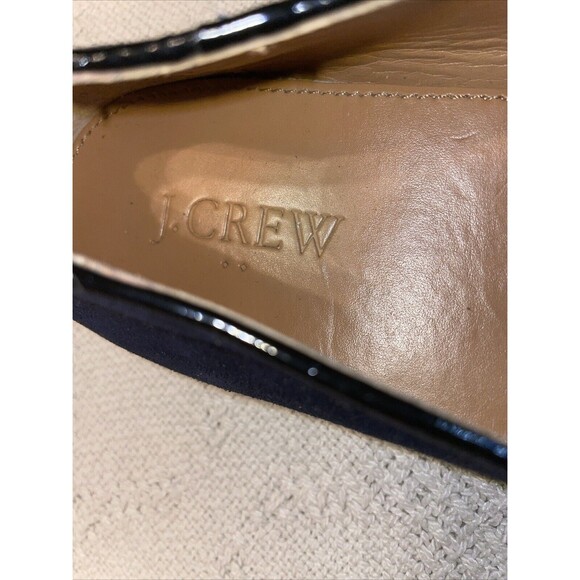 J. Crew Women’s Casual Flats Size 10 M Navy Blue Suede Going Out Party - Picture 2 of 12